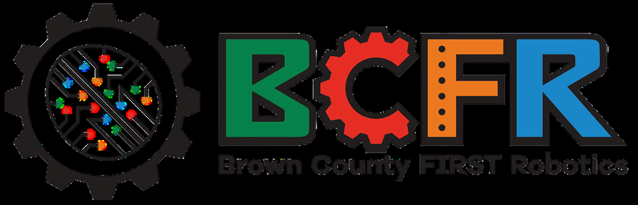 Text in the image: BCFR Brown County FIRST Robotics